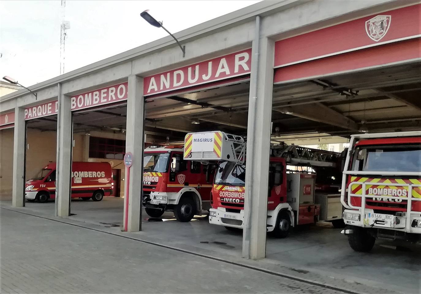 El Parque Comarcal de Bomberos de Andújar dispondrá de nuevos equipamientos y servicios