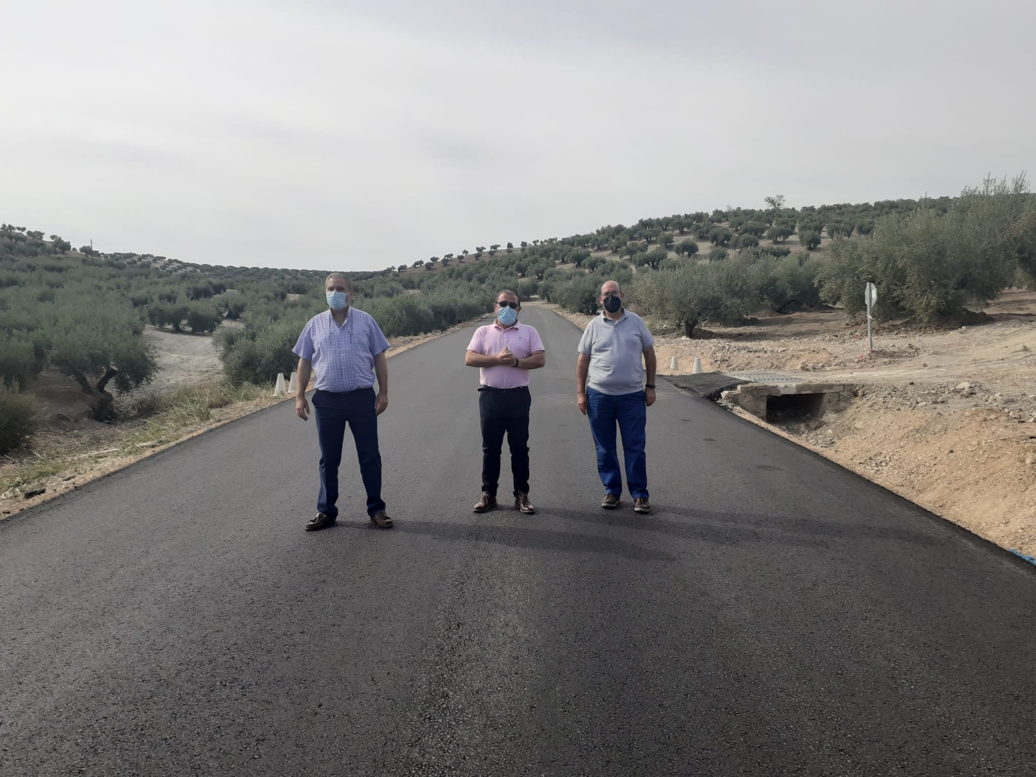 Las obras en la carretera entre Villardompardo yEscañuela que ejecuta la Diputación se encuentran ya al 80%