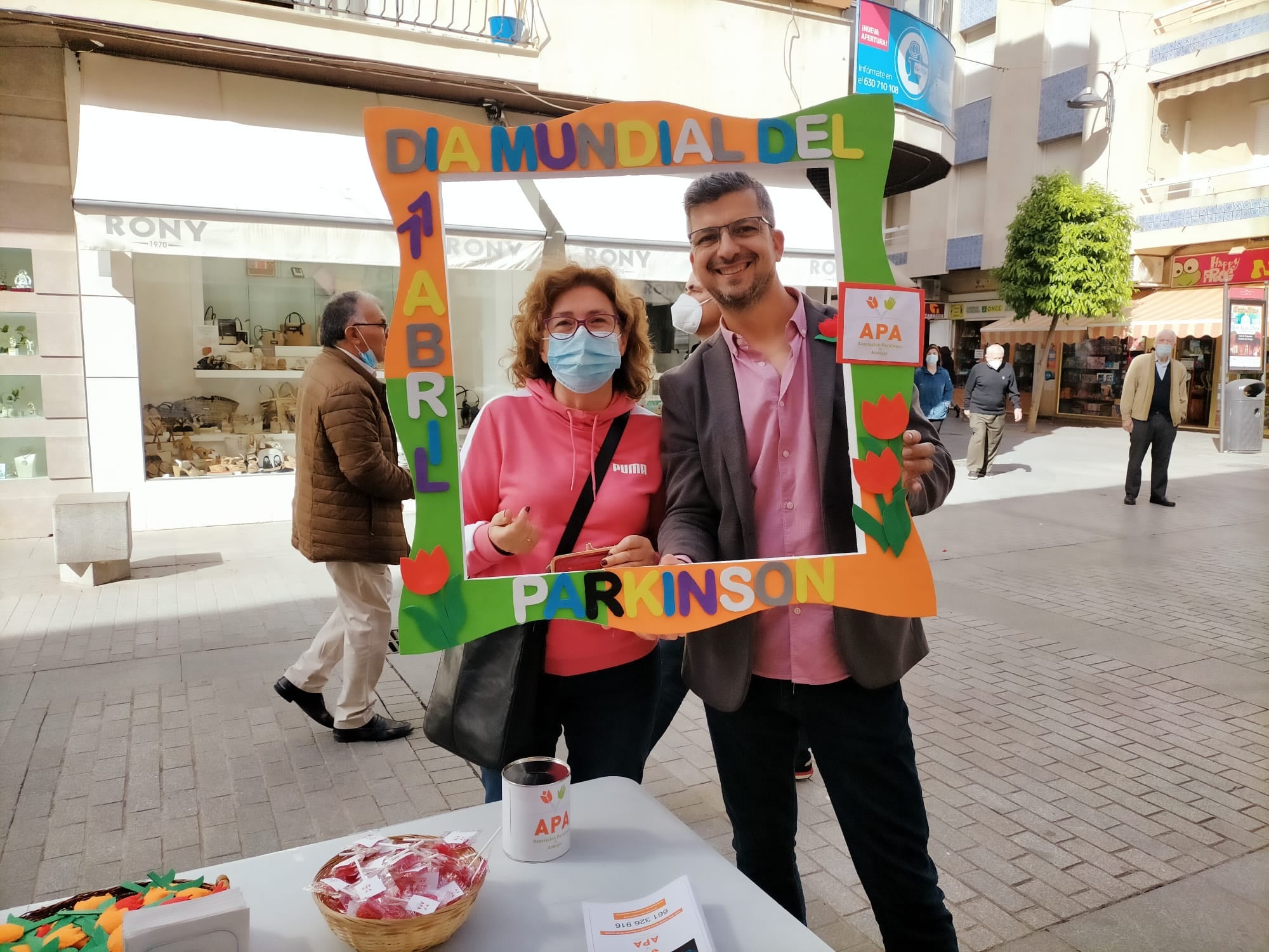 La Asociación Párkinson Andújar visibiliza el drama de la enfermedad