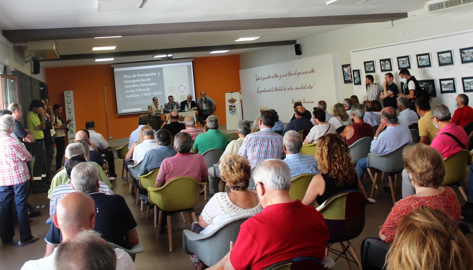 Unión institucional para minimizar el peligro de incendio en las Viñas