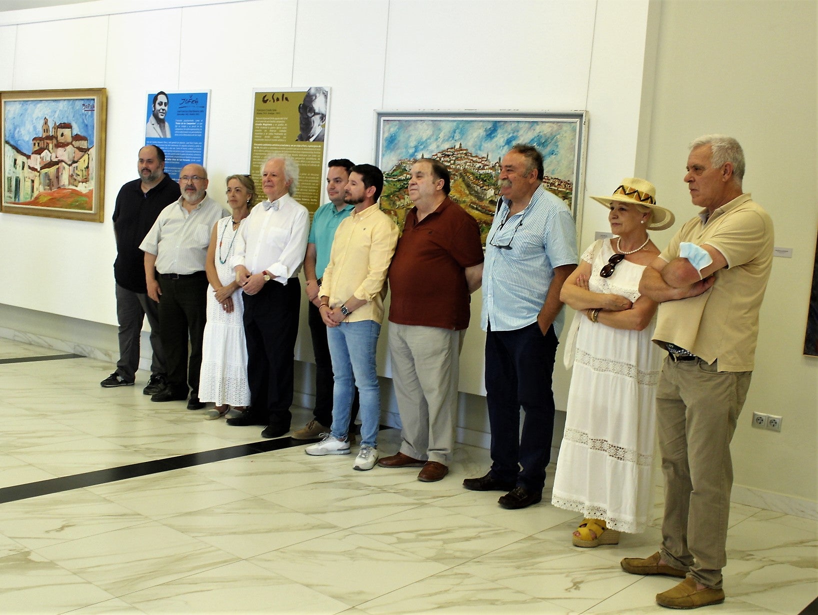 Muestra del talento de dos pintores de la zona que dejaron huella