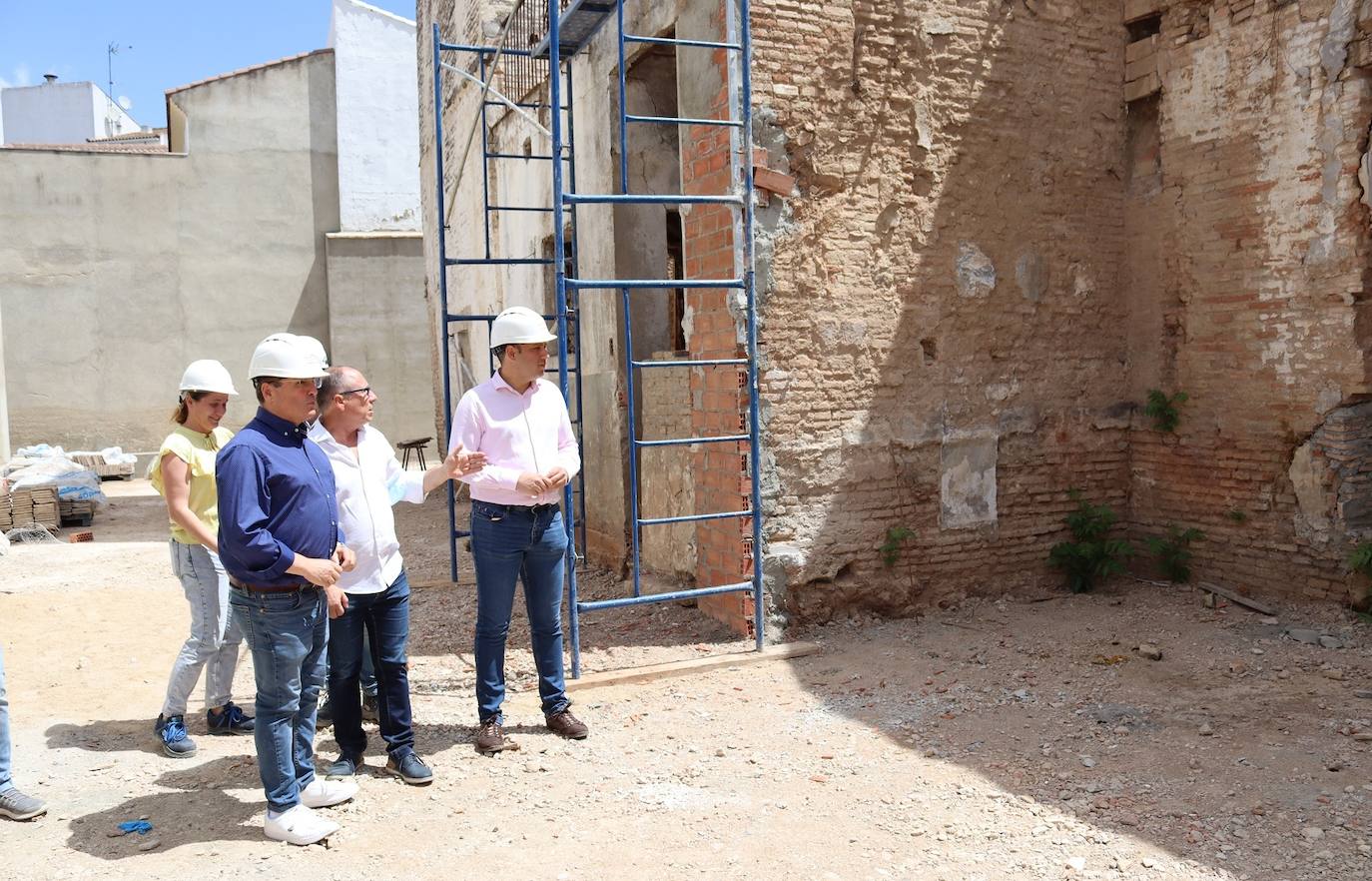 Avanzan «a buen ritmo» las obras de rehabilitación del Palacio del Ecijano