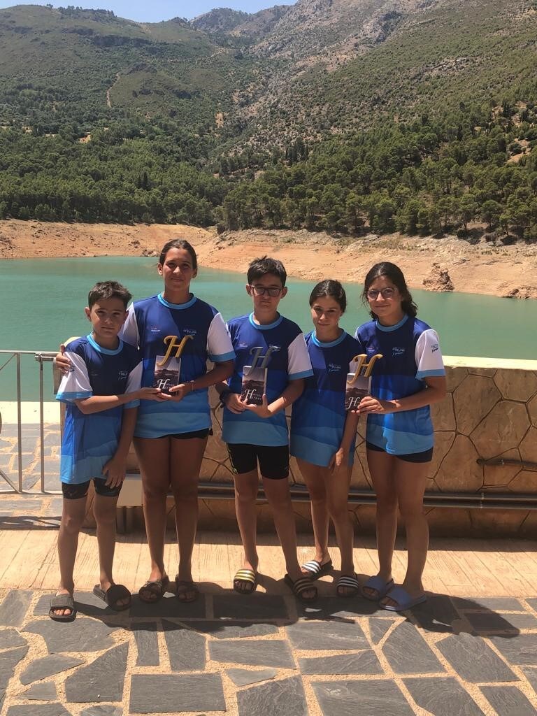 El Club Natación Andújar cierra con dos victorias la última prueba V Circuito Provincial de Travesías a Nado por los Pantanos de Jaén