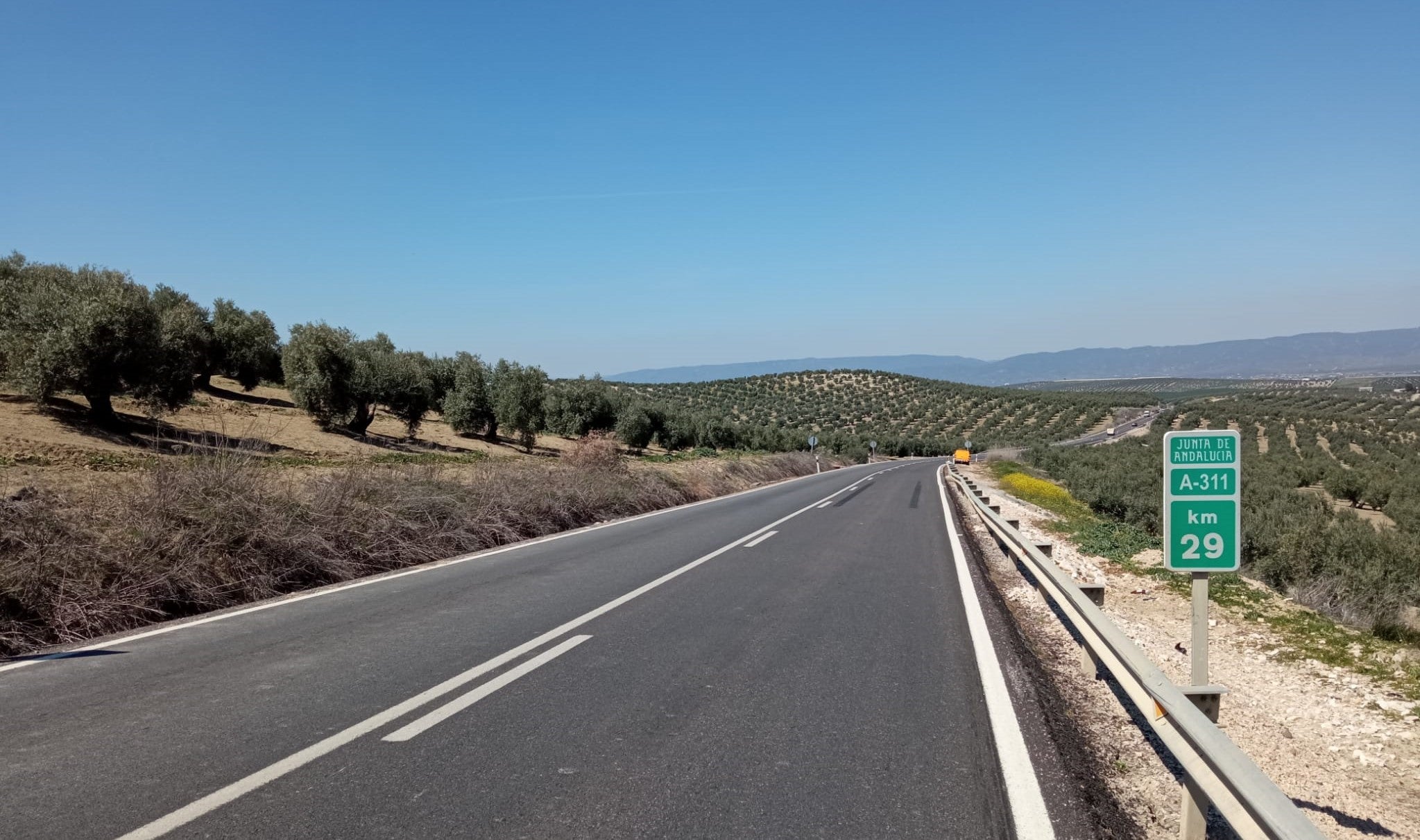 La Junta licita por 16,6 millones las obras demejora de la seguridad vial de la carretera A-311, entre Andújar y Lahiguera
