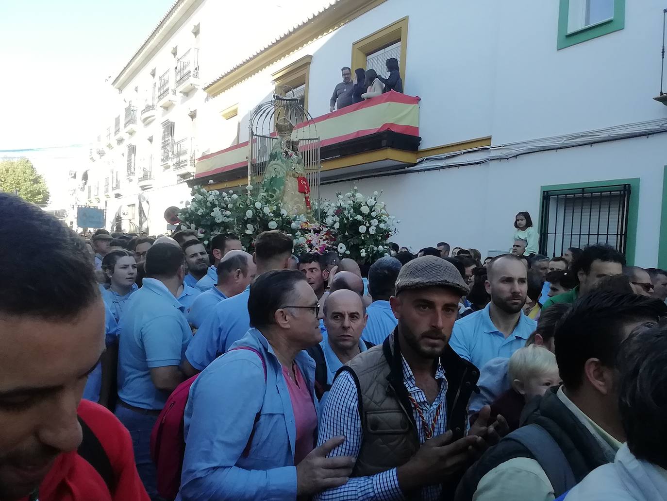 La Virgen de la Cabeza abandona Andújar y emprende el camino al Santuario