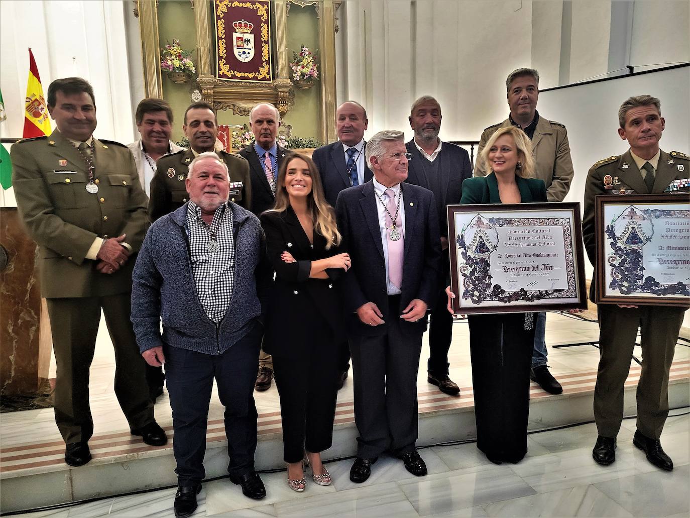 El Ejército y el Hospital Alto Guadalquivir reciben la distinción 'Peregrino del Año'
