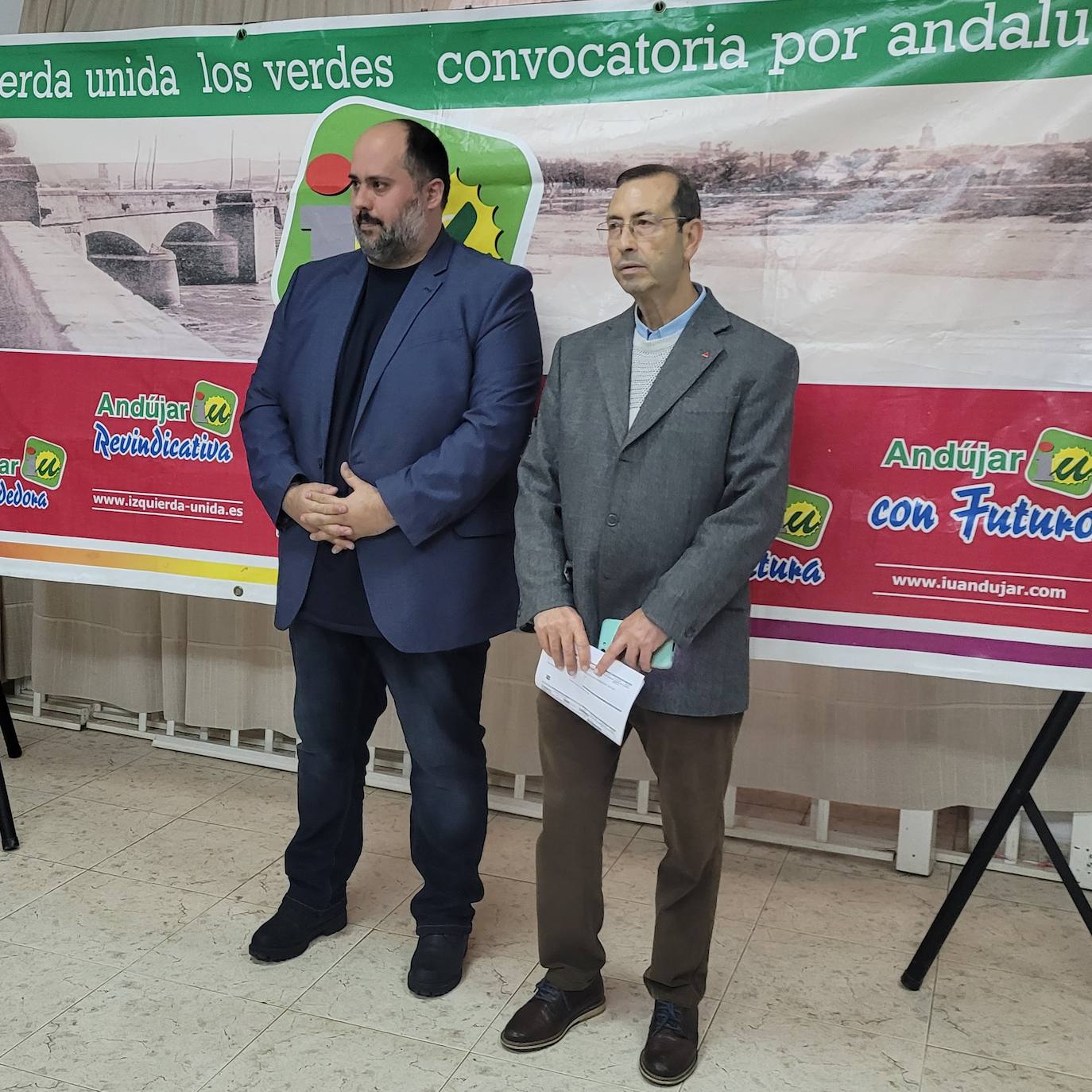 El candidato de IU a la alcaldía de Andújar invoca a la unión de las fuerzas a la izquierda del PSOE
