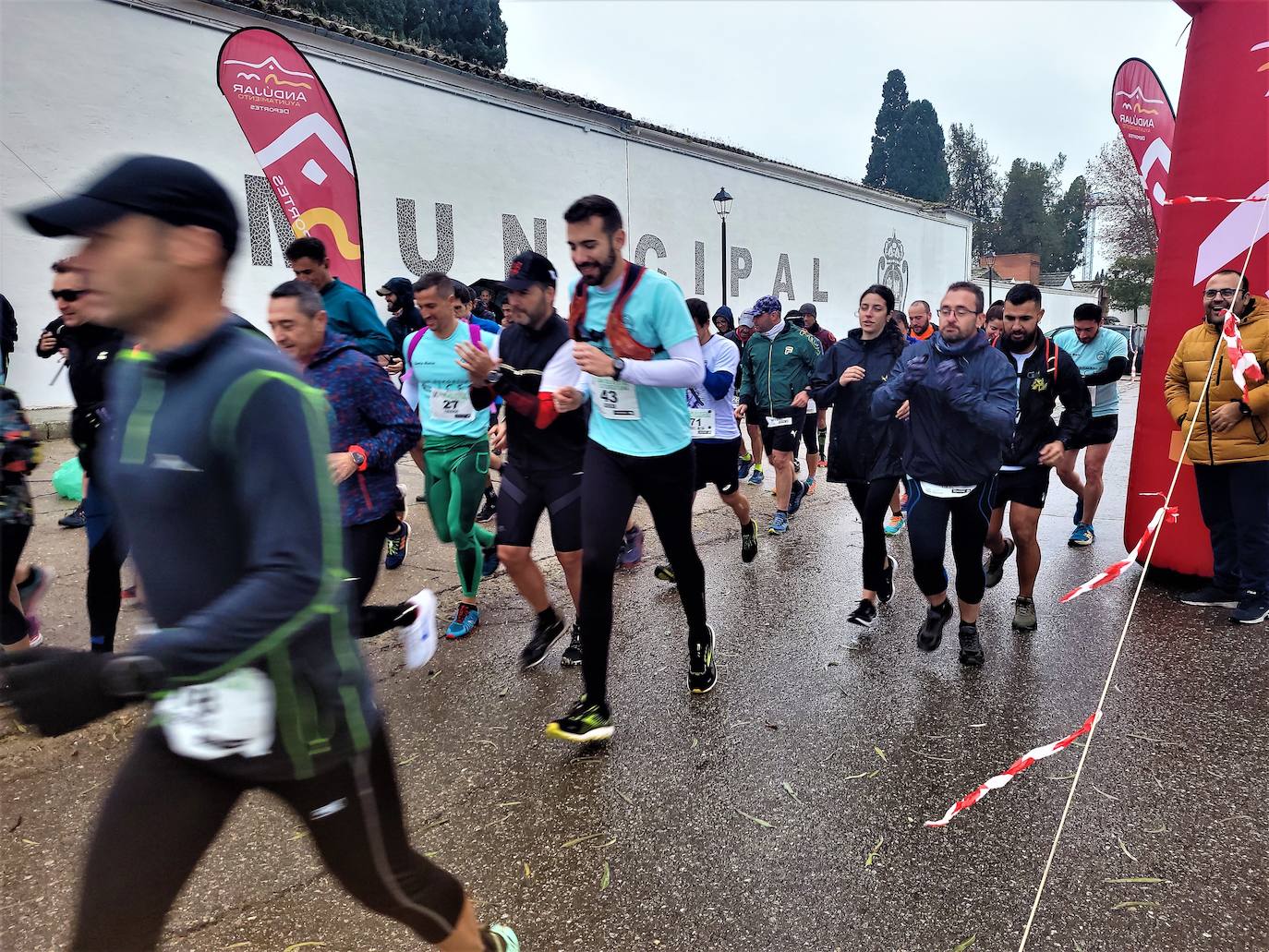 La San Silvestre Iliturgitana combinó sacrificio, solidaridad y naturaleza