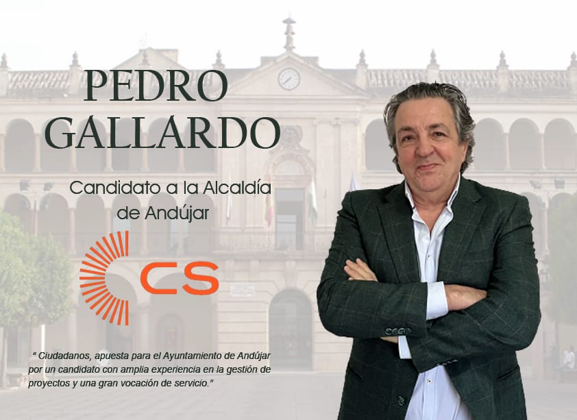 Pedro Gallardo es el candidato elegido por Ciudadanos a la alcaldía de Andújar