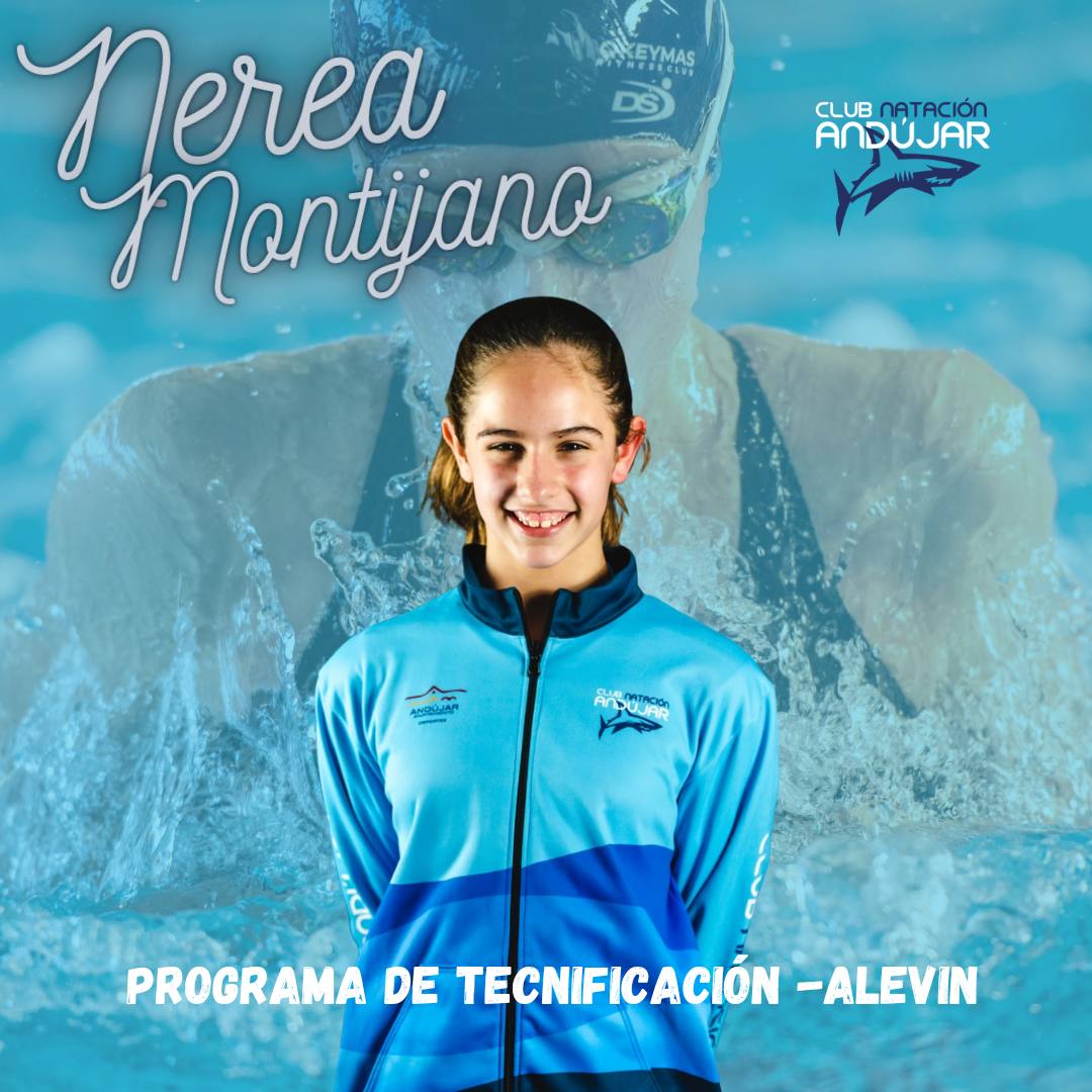 Nerea Montijano, la joven 'tiburona' de Andújar que sigue con sus progresos