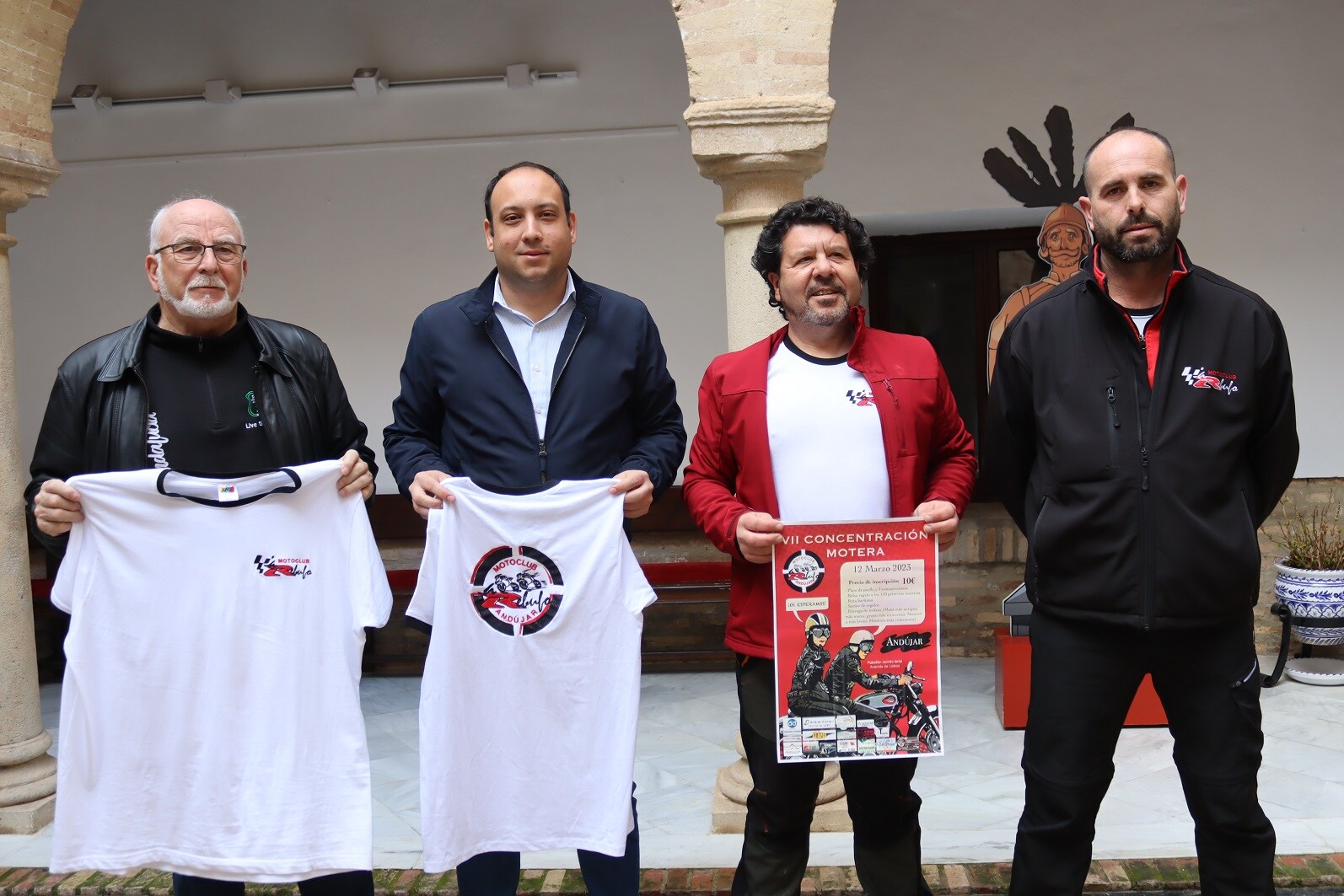 El Ayuntamiento presenta la VII Concentración Motera del Motoclub A Rebufo Andújar