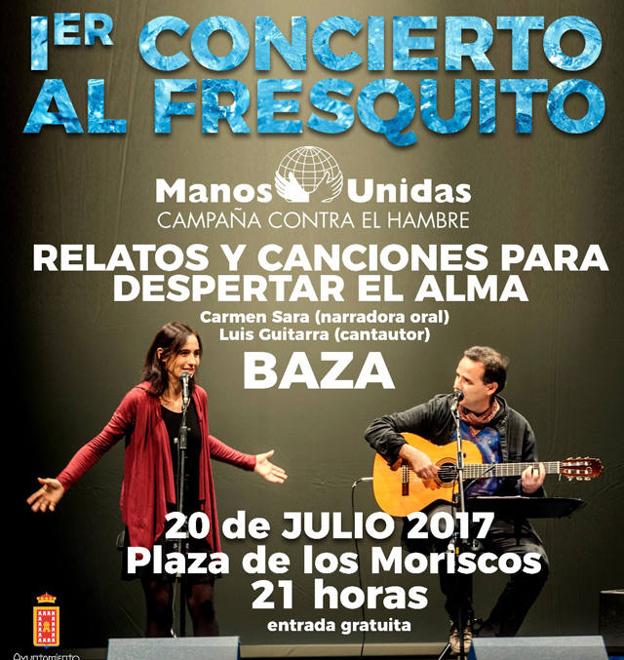 Luis Guitarra y Carmen Sara ofrecen un concierto organizado por Manos Unidas