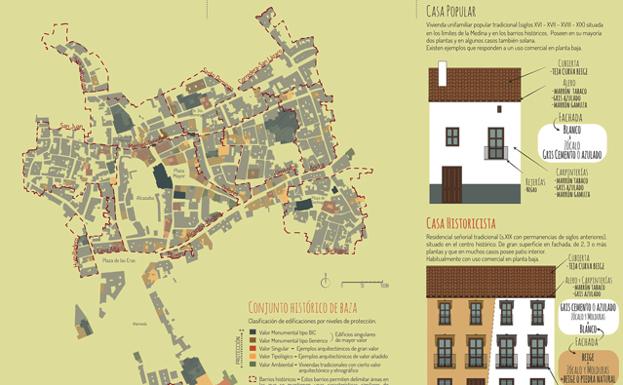 El Ayuntamiento informa a los vecinos del Centro Histórico de qué color tienen que pintar sus viviendas
