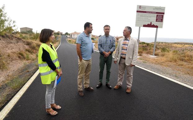 La Diputación finaliza las obras de mejora de la carretera de Freila