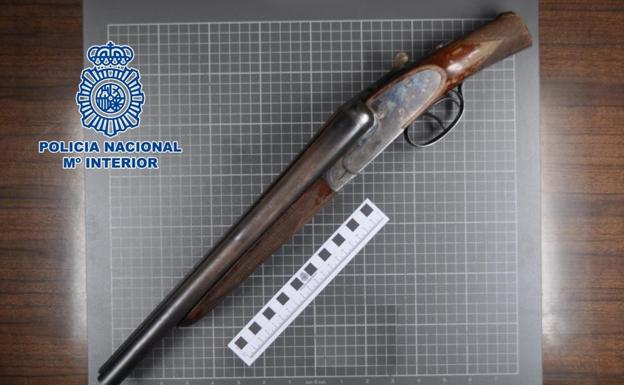 Esta es la escopeta con la que dispararon al hombre que quiso evitar un atraco en Baza