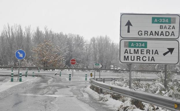 Se anuncian posibles nevadas en las comarcas de Baza y Huéscar