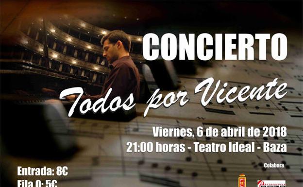 El pianista Isaac Villalba ofrece un concierto benéfico