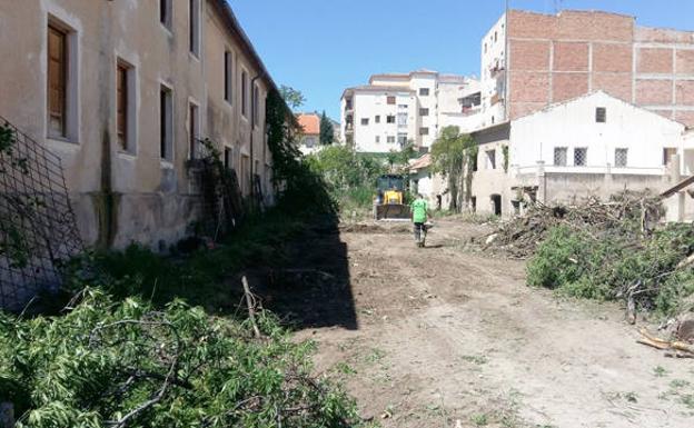 Comienzan los trabajos previos para la rehabilitación del Teatro Dengra