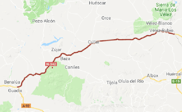 Fallece una persona tras el choque múltiple de seis coches en Cúllar