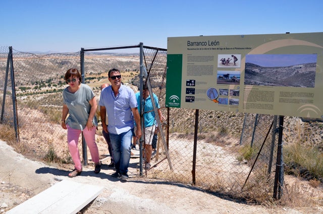 Aparece en Orce el hueso de un carnívoro de hace 1,5 millones de años