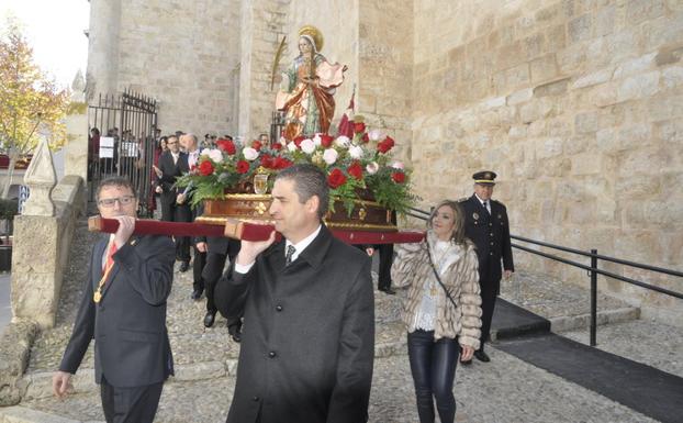 Baza celebró la festividad de su patrona Santa Bárbara