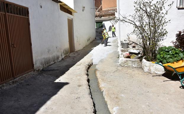 Obras de mejora en la calle Francia