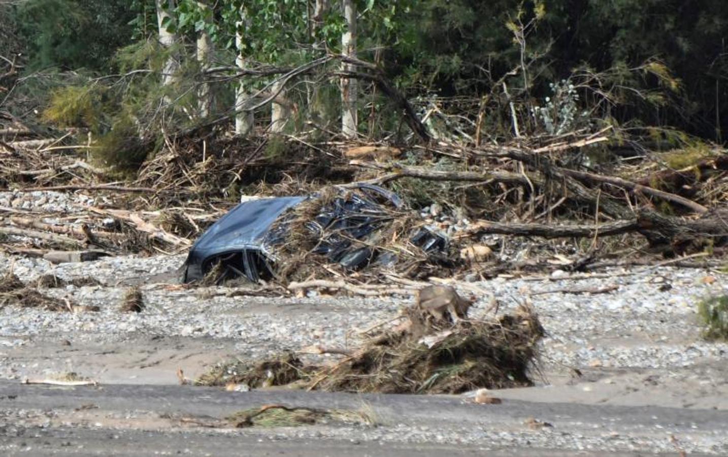 Las imágenes del temporal en Baza