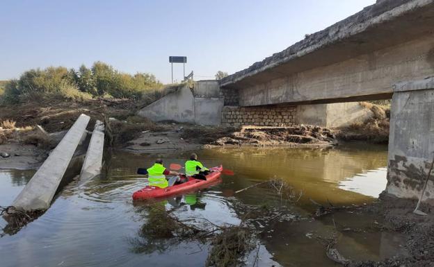 La Junta inicia la reconstrucción del puente de Baza afectado por la gota fría