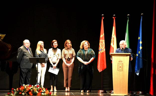 Intervención de Antón García Abril durante la inauguración del concurso /RICARDO CAÑABATE