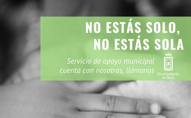 El Ayuntamiento de Baza ofrece ayuda a los vecinos con dificultades provocadas por el coronavirus