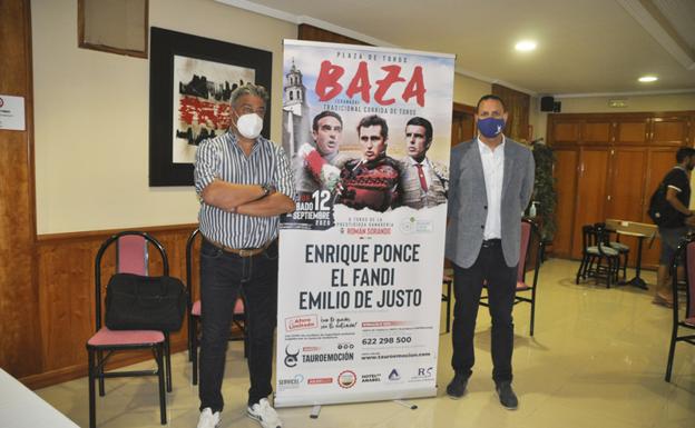 Enrique Ponce, «El Fandi» y Emilio de Justo, cartel de la polémica corrida en Baza el día 12