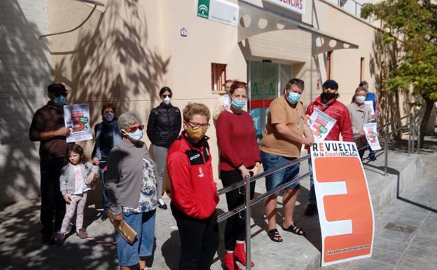 Protesta en Baza y Caniles por una «Sanidad digna» e infraestructuras para la «España Vaciada»