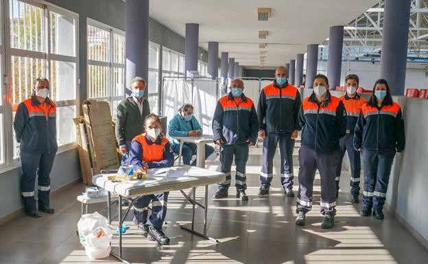 El alcalde de Baza agradece el compromiso de los ciudadanos que acudieron para hacerse el test de antígenos