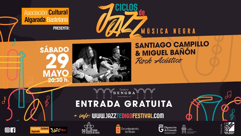 Concierto de Santiago Campillo y Miguel Bañón hoy en Baza