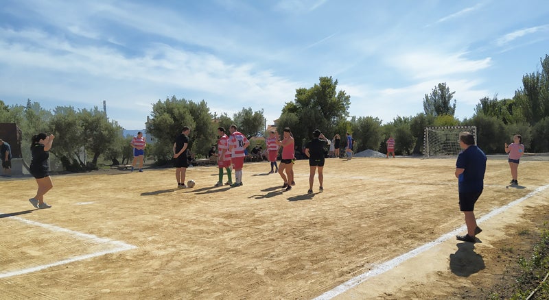 La Asociación Jabalcón pone en marcha una zona recreativa de mejorar la calidad de vida de sus usuarios