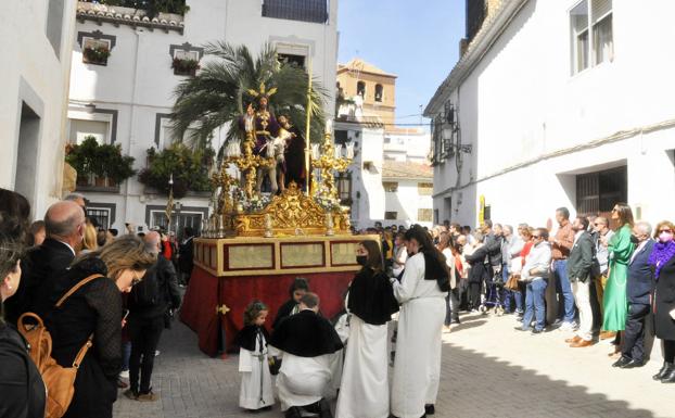 La Borriquilla fue procesionada en Baza. 