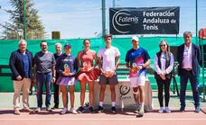 Jordi Doménech y Candela Yecora campeones de Andalucia Junior de tenis
