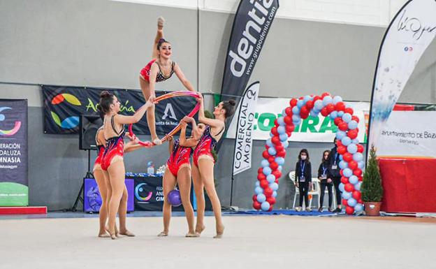 Baza acoge este fin de semana la Copa Diputación de Gimnasia Rítmica