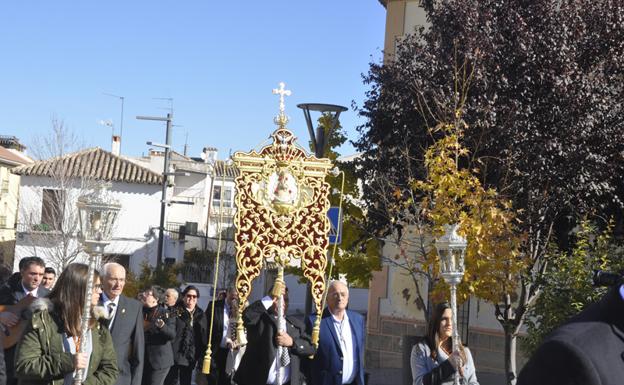 La Hermandad del Rocío de Baza celebra el triduo a su titular