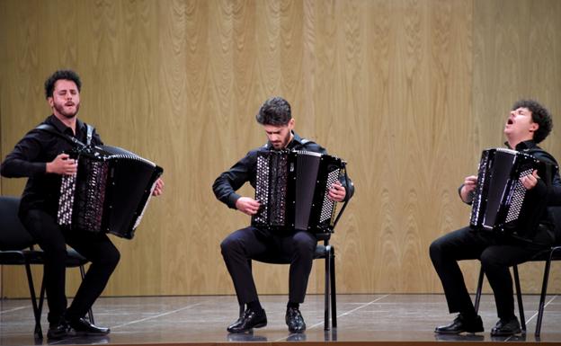 El trio italiano Sirius Accordion /ricardo cañabate