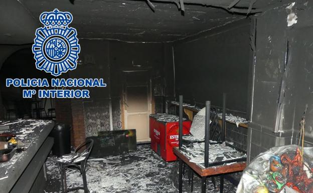 Detenidos por quemar presuntamente su conocido bar de Baza para estafar al seguro