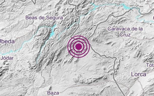 Registrado un terremoto de magnitud 3,7 de madrugada en la provincia de Granada