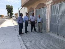 Obras Públicas mejora el acerado de la calle Diagonal de San Agustín