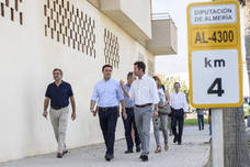 La Diputación Provincial renueva el firme de un tramo de la travesía AL-4300 en Balerma