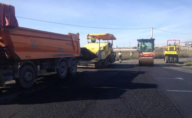 Obras junto a la A-7 en El Ejido para evitar inundaciones