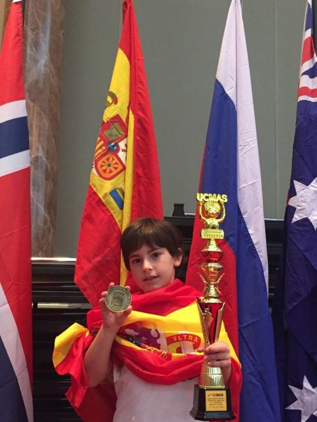 El ejidense Rodrigo Molero se convierte en subcampeón del mundo de cálculo mental