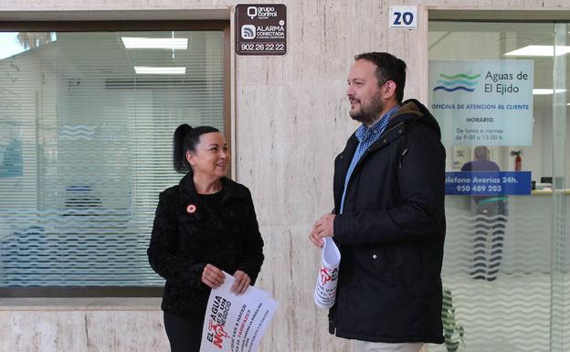 IU lanza una campaña por el ‘tarifazo’ del agua y pide que los vecinos presenten alegaciones