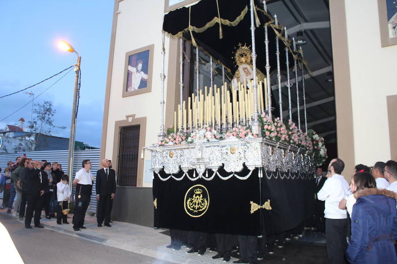 Procesión del Santísimo Cristo de la Paz y Nuestra Señora de los Dolores en Santa María del Águila