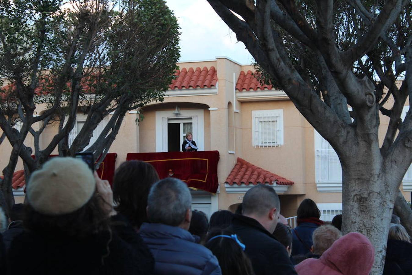 Procesión del Santísimo Cristo de la Buena Muerte y Nuestra Señora de las Angustias en La Loma de la Mezquita