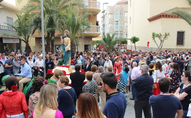 Música y buen ambiente en la procesión romería de San Marcos en El Ejido